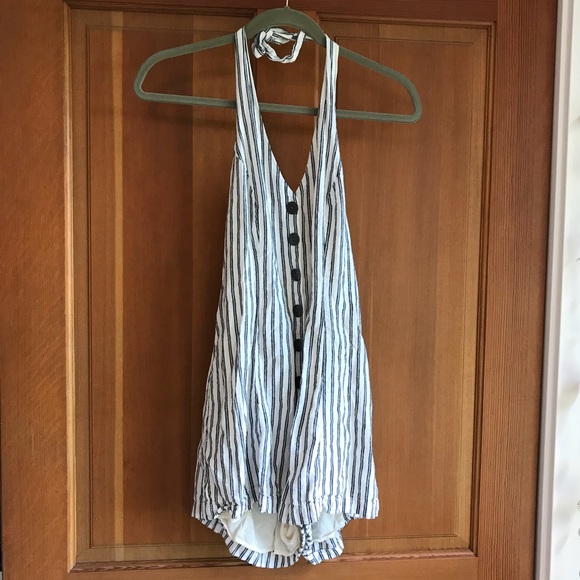 Urban Outfitters Other - Striped halter romper